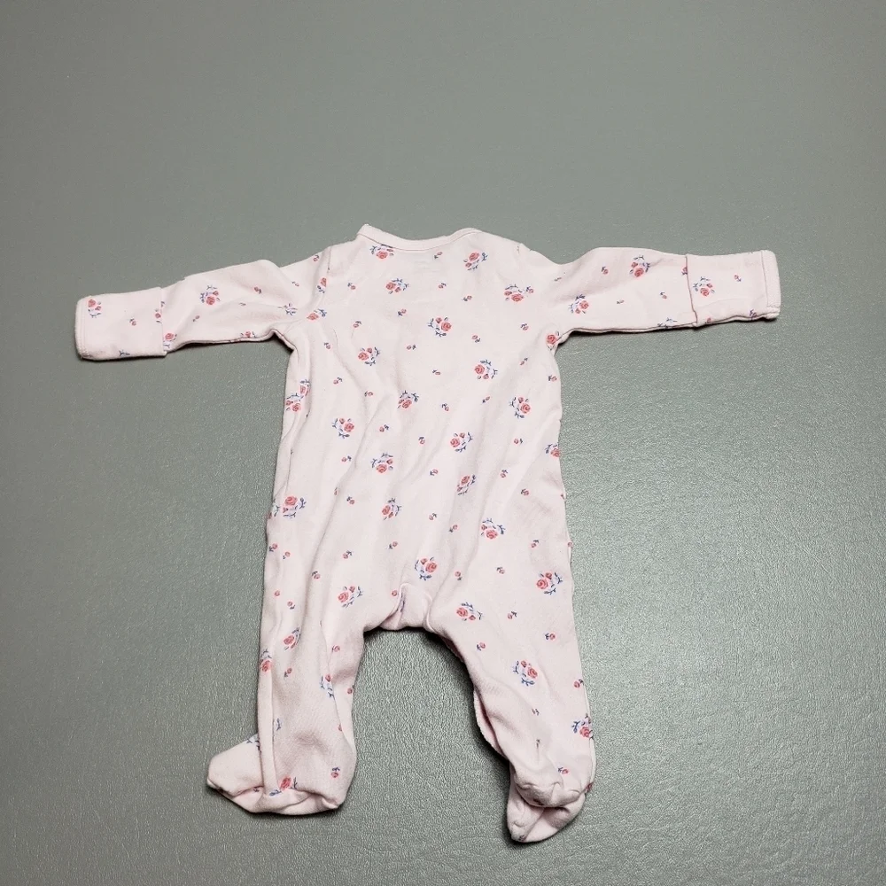 Carters baby girl winter pajamas size NB
